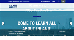 Desktop Screenshot of inlandconcrete.com