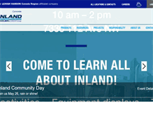 Tablet Screenshot of inlandconcrete.com